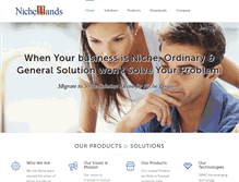 Tablet Screenshot of nichehandstechnologies.com